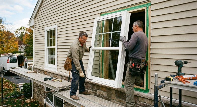 Vinyl Windows Installation in Worcester, MA